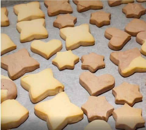 gebakken koekjes