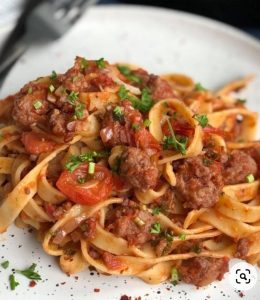 pasta bolognese